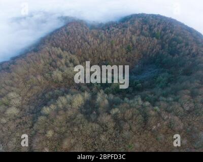 Puy en Charbonnieres-les-Varennes,  Puy-de-Dome, Auvergne-Rhone-Alpes, France Stock Photo