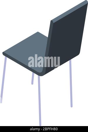 Veterinarian chair icon, isometric style Stock Vector