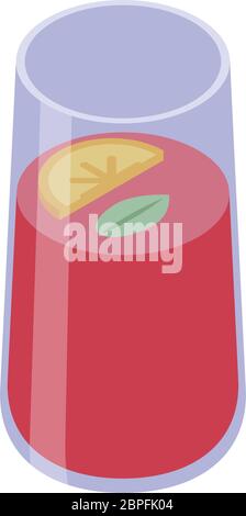 Shaker cocktail icon, isometric style Stock Vector