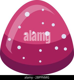 Jelly confectionery icon, isometric style Stock Vector