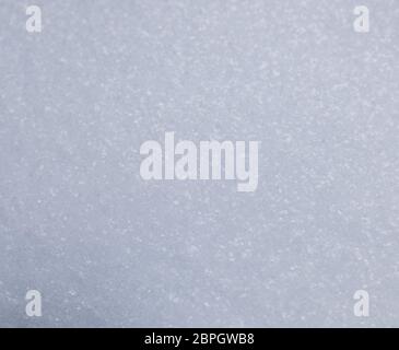 white snow texture, selective focus, full frame Stock Photo