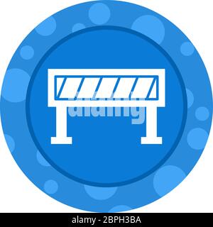 Beautiful Volleyball Net Glyph Vector Icon Stock Vector