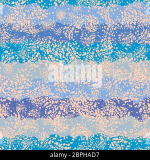 clouds and raindrops seamless vector pattern Stock Vector