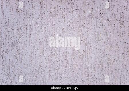 Light wall covering, background texture of the plaster on the exterior wall Stock Photo