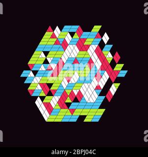 Abstract Vector Illustration. Can Be Used For Design And Presentation. Stock Vector