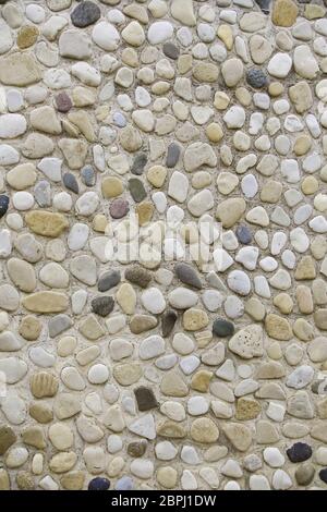 Walls of stones of decoration, detail of decoration and cladding Stock Photo