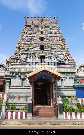 Arul Mihu Navasakthi Vinayagar Temple Victoria Mahe Seychelles. Stock Photo