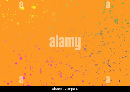 confetti flicker color gradient orange background Stock Photo
