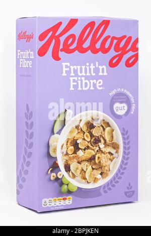 Kellogg's Fruit 'n Fibre Stock Photo