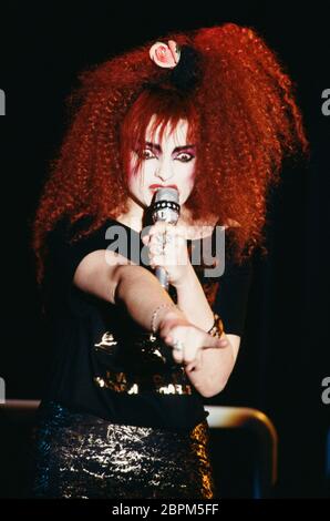 TV-Talkshow // 90er Jahre - Nina Hagen // TV-Talkshow // 90er Jahre Stock Photo