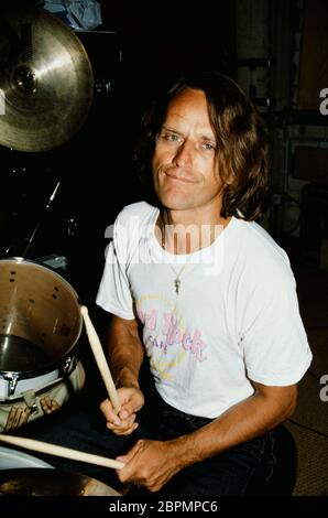 BAP Band // 90er Jahre - Schlagzeuger Wolfgang 'Wolli' Boecker // BAP Band // 90er Jahre Stock Photo