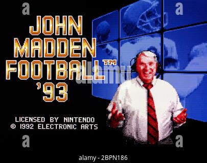 NES Vidpro PROMO & Game JOHN MADDEN FOOTBALL Super Nintendo Holy Grail MEGA  RARE