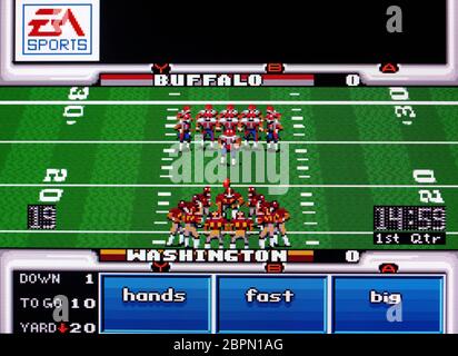 Madden NFL 95 - SNES Super Nintendo - Editorial use only Stock Photo - Alamy