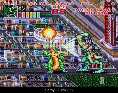 King of the Monsters - SNES Super Nintendo - Editorial use only Stock Photo  - Alamy