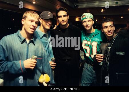 Backstreet Boys / popkomm 1996 - Die US-amerikanische Boygroup 'Backstreet Boys' Howie Dorough, Alexander James McLean, Nick Carter, Brian Littrell, Kevin Richardson Stock Photo