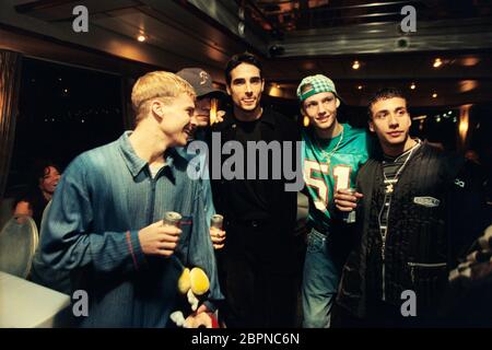 Backstreet Boys / popkomm 1996 - Die US-amerikanische Boygroup 'Backstreet Boys' Howie Dorough, Alexander James McLean, Nick Carter, Brian Littrell, Kevin Richardson Stock Photo