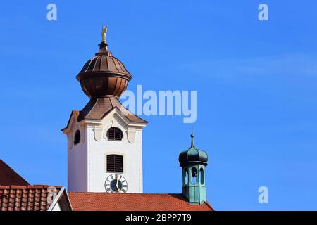 Abtei St. Walburg Eichstättis a city in Bavaria, Germany, with many historical attractions Stock Photo