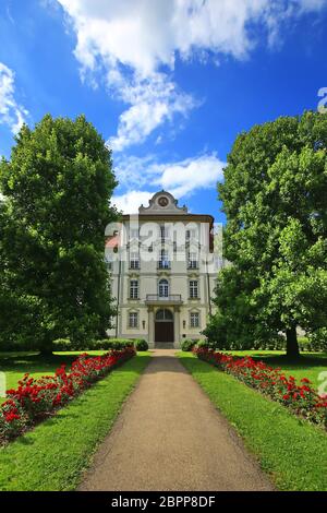 Schloss Bad Wurzach in Bad Wurzach is a city in Bavaria, Germany, with many historical attractions Stock Photo