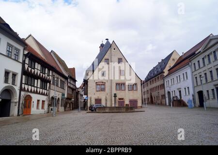 Sangerhausen is the capital town of the administrative district Mansfeld-south resin in the State of Saxony-Anhalt. She is in the southwest of the fed Stock Photo