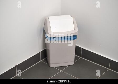 Dustbin in an office building Stock Photo
