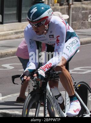 Matthew Lloyd of Omega Pharma-Lotto  during the Tour de France 2010, Stage19 cycling race, Bordeaux – Pauillac (52 Km) on July 24, 2010 in Bordeaux , France - Photo Laurent Lairys / DPPI Stock Photo