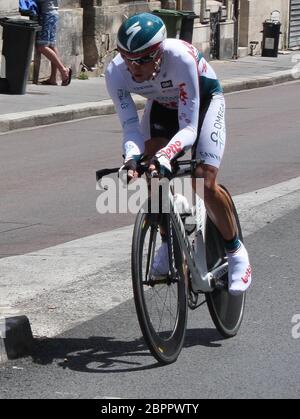 Matthew Lloyd of Omega Pharma-Lotto  during the Tour de France 2010, Stage19 cycling race, Bordeaux – Pauillac (52 Km) on July 24, 2010 in Bordeaux , France - Photo Laurent Lairys / DPPI Stock Photo