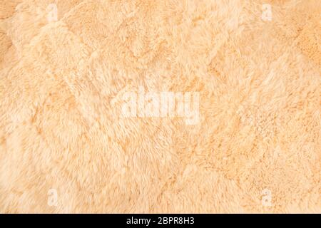 Beige Carpet Texture background closeup Stock Photo