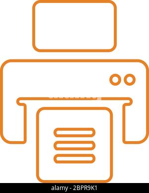 Nice design of the Print out, print files, printer, printing, publish document icon for commercial, print media, web or any type of design projects. Stock Vector