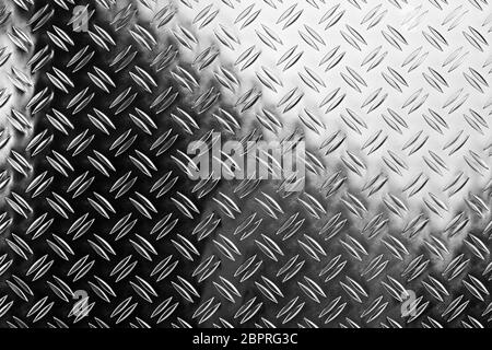 shiny polished aluminum new diamond plate metal texture background empty  with copy space design pattern background Stock Photo - Alamy