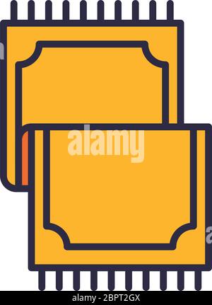 magic carpet fill style icon Stock Vector