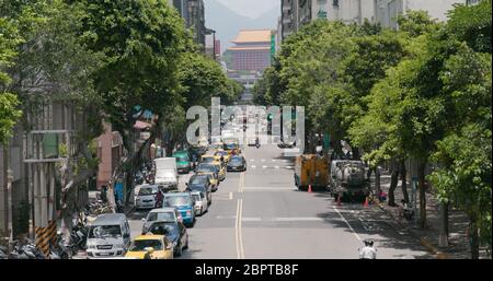 Taipei city, Taiwan, 27 May 2018:- taipei city street Stock Photo