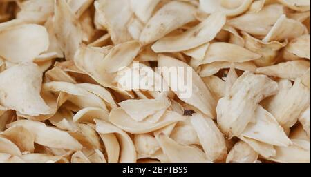 Chinese Dry dried lily bulb Stock Photo