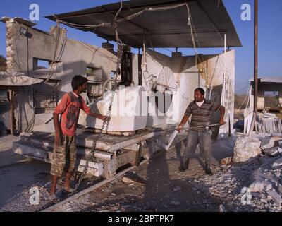 Marble transport in Rajasthan, India Stock Photo