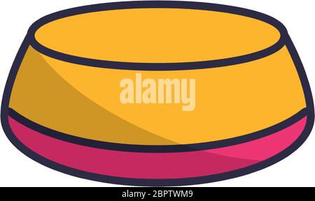 muslim dish with food line icon Stock Vector