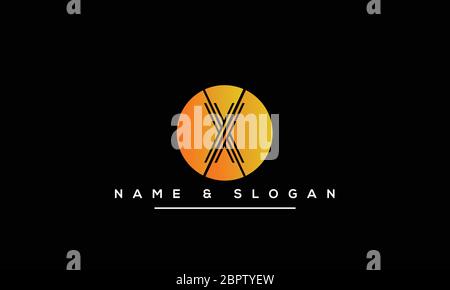 Abstract Letter X, XX Alphabet logo Monogram Stock Vector