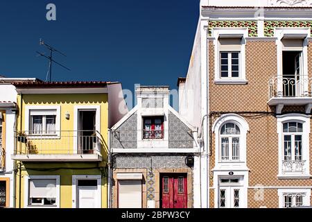 Ornate buildings in Aveiro, Portugal Stock Photo