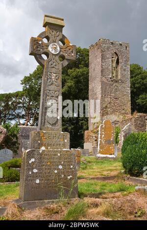 Shanrahan Graveyard, Clogheen Village, County Tipperary, Ireland Stock Photo