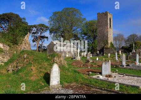 Shanrahan Graveyard, Clogheen Village, County Tipperary,  Ireland Stock Photo