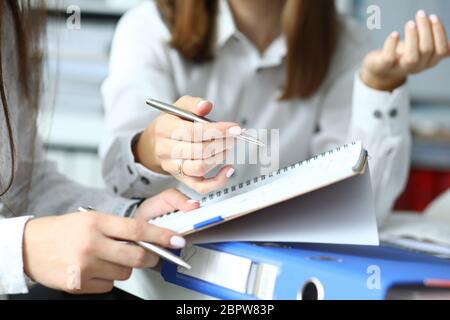 Smart businesspeople working Stock Photo