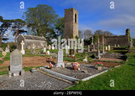 Shanrahan Graveyard, Clogheen Village, County Tipperary,  Ireland Stock Photo