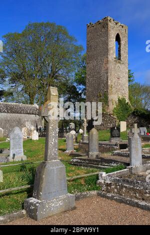 Shanrahan Graveyard, Clogheen Village, County Tipperary,  Ireland Stock Photo