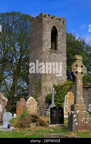 Shanrahan Graveyard, Clogheen Village, County Tipperary,  Ireland Stock Photo