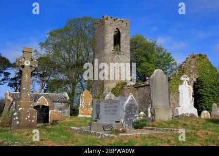 Shanrahan Graveyard, Clogheen Village, County Tipperary,  Ireland Stock Photo