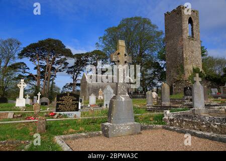 Shanrahan Graveyard, Clogheen Village, County Tipperary,  Ireland Stock Photo