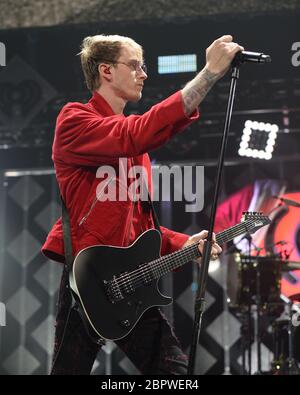 Sunrise, United States Of America. 18th Dec, 2016. SUNRISE, FL - DECEMBER 18: Machine Gun Kelly attends Y100's iHeartRadio Jingle Ball 2016 at BB&T Center on December 18, 2016 in Sunrise, Florida People: Machine Gun Kelly Credit: Storms Media Group/Alamy Live News Stock Photo