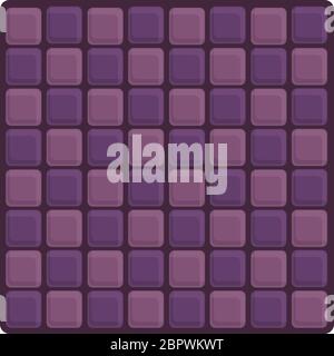 Violet paving icon. Cartoon of violet paving vector icon for web design isolated on white background Stock Vector
