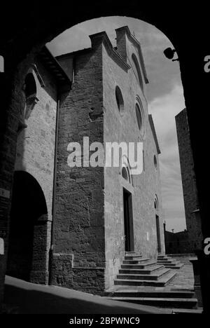 The Collegiate Church of Santa Maria Assunta, San Gimignano Stock Photo