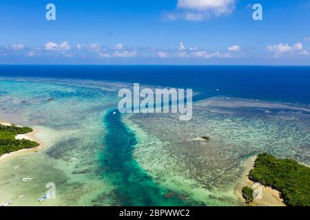 Kabira Bay in ishigaki island Stock Photo