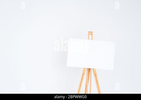 White canvas with for text space Stock Photo