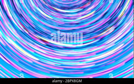 Holographic metal foil rainbow wave, flowing liquid fractal abstract texture. Stock Photo